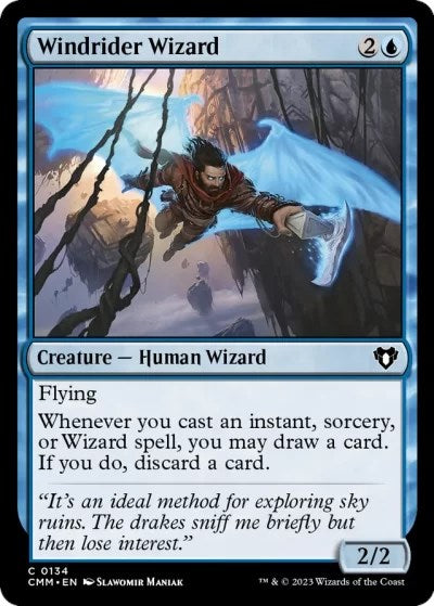 Windrider Wizard (Commander Masters - #134)