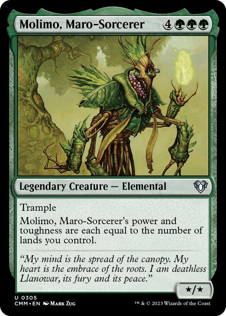 Molimo, Maro-Sorcerer (Commander Masters - #305)