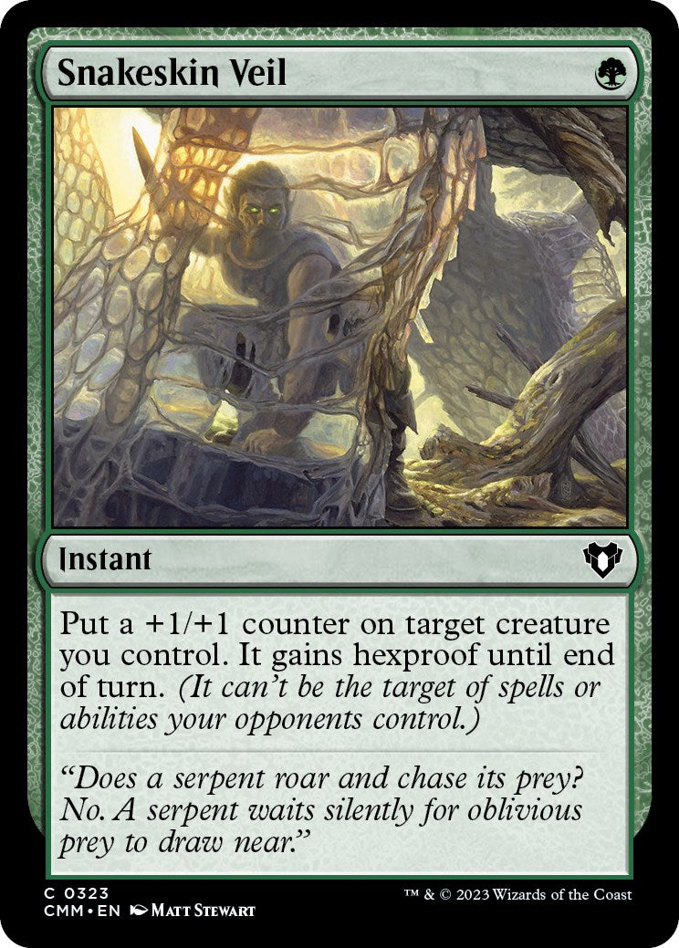 Snakeskin Veil (Commander Masters - #323)