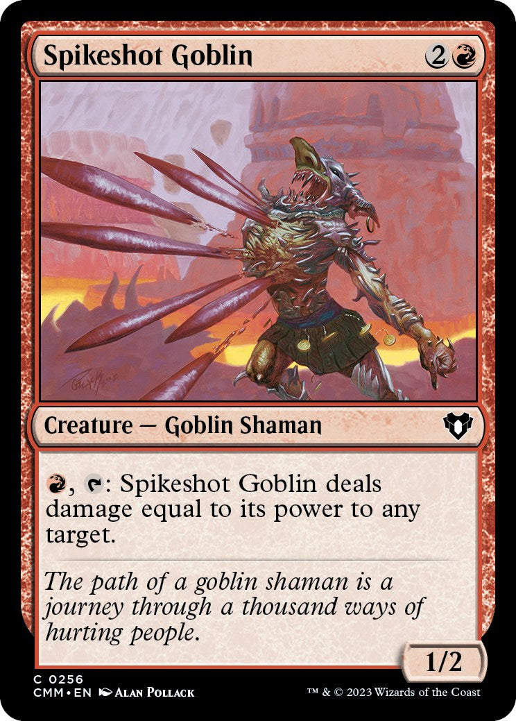 Spikeshot Goblin (Commander Masters - #256)