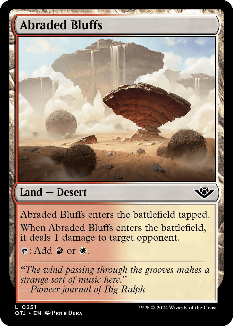Abraded Bluffs (Outlaws of Thunder Junction - #251)