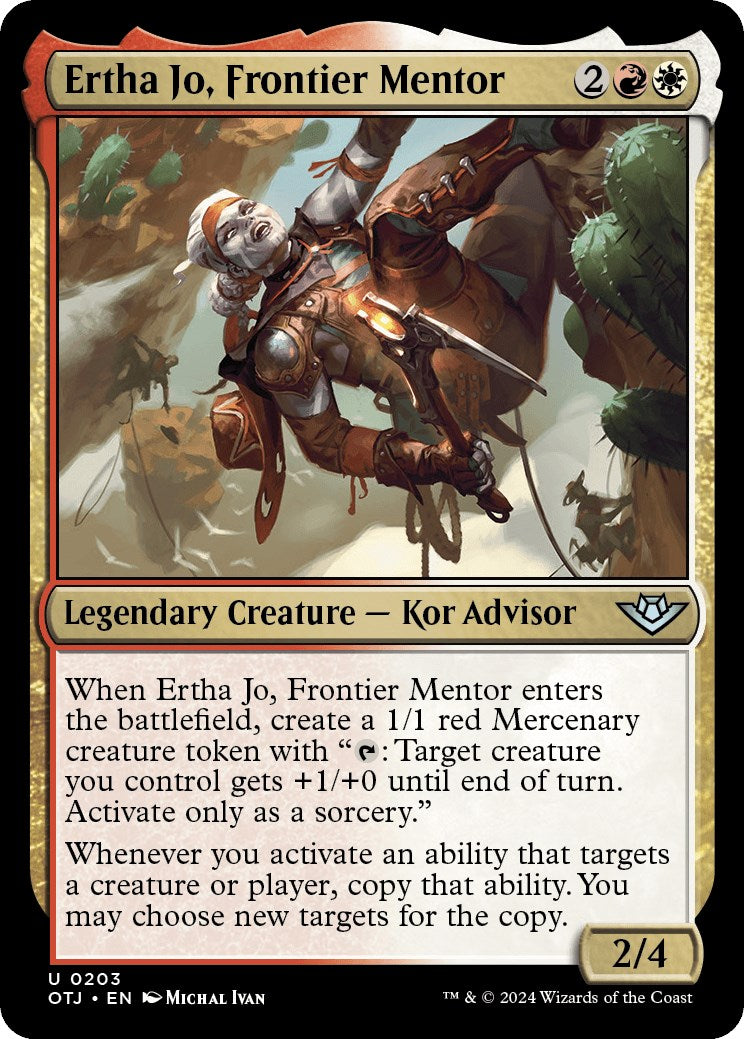 Ertha Jo, Frontier Mentor (Outlaws of Thunder Junction - #203)