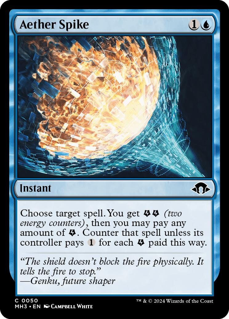 Aether Spike (Modern Horizons 3 - #50)
