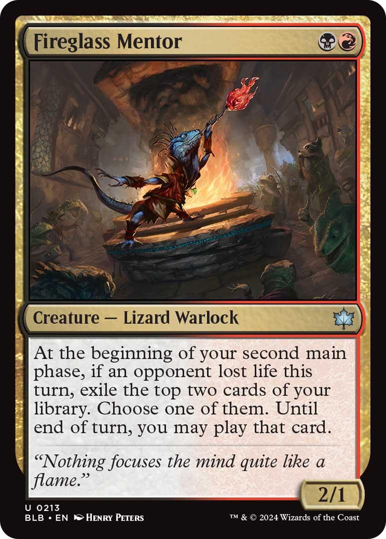 Fireglass Mentor (Bloomburrow - #213)