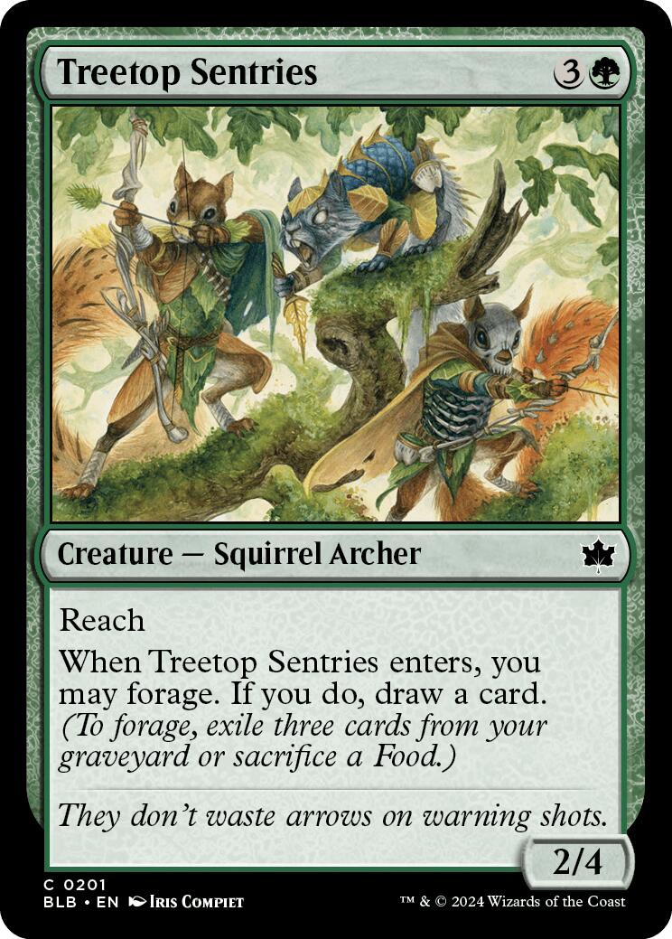 Treetop Sentries (Bloomburrow - #201)
