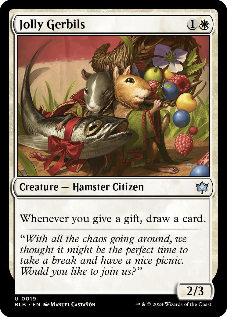 Jolly Gerbils (Bloomburrow - #19)