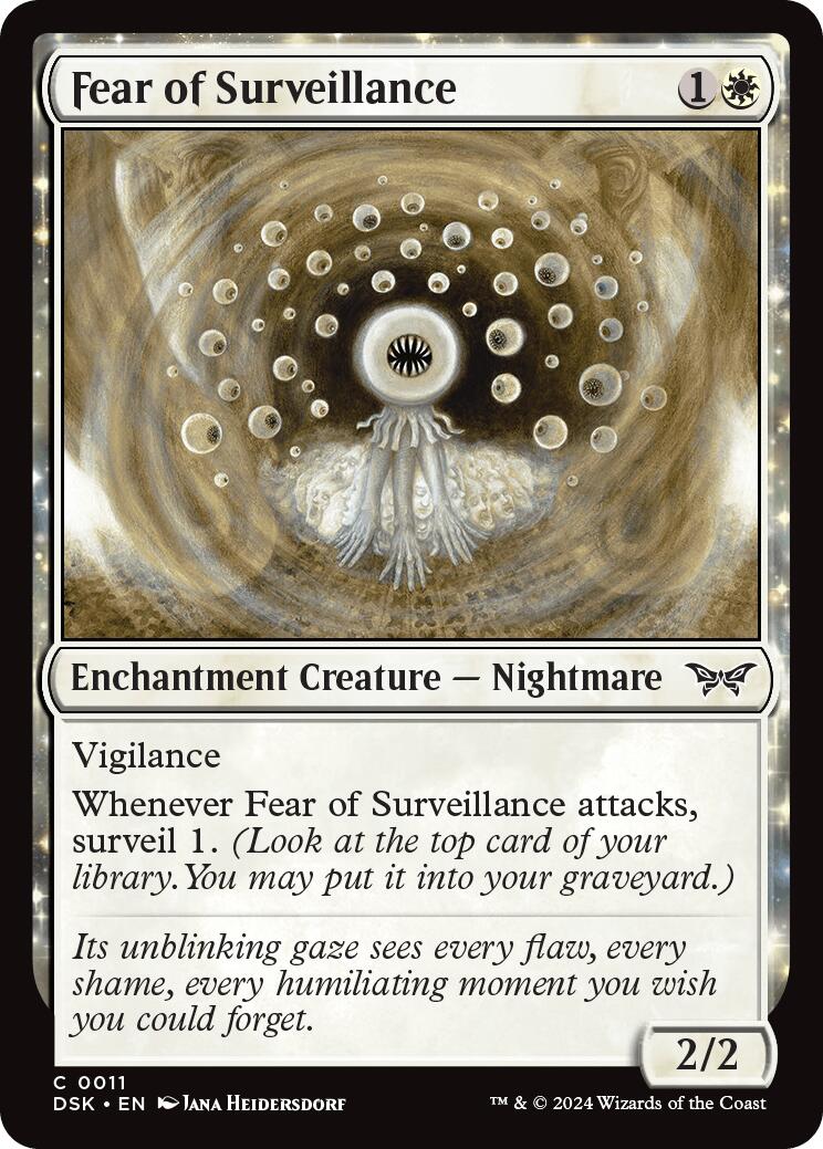 Fear of Surveillance (Duskmourn: House of Horror - #11)