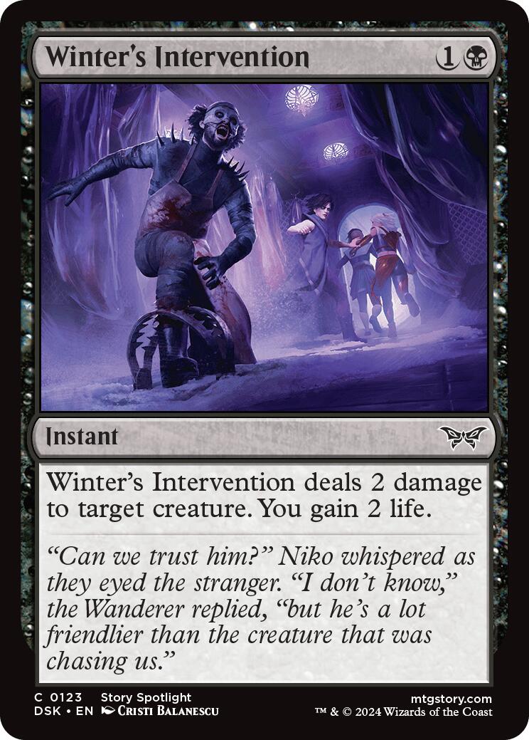 Winter's Intervention (Duskmourn: House of Horror - #123)