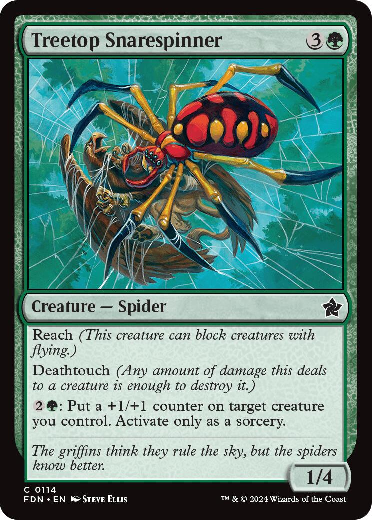 Treetop Snarespinner (Foundations - #114)