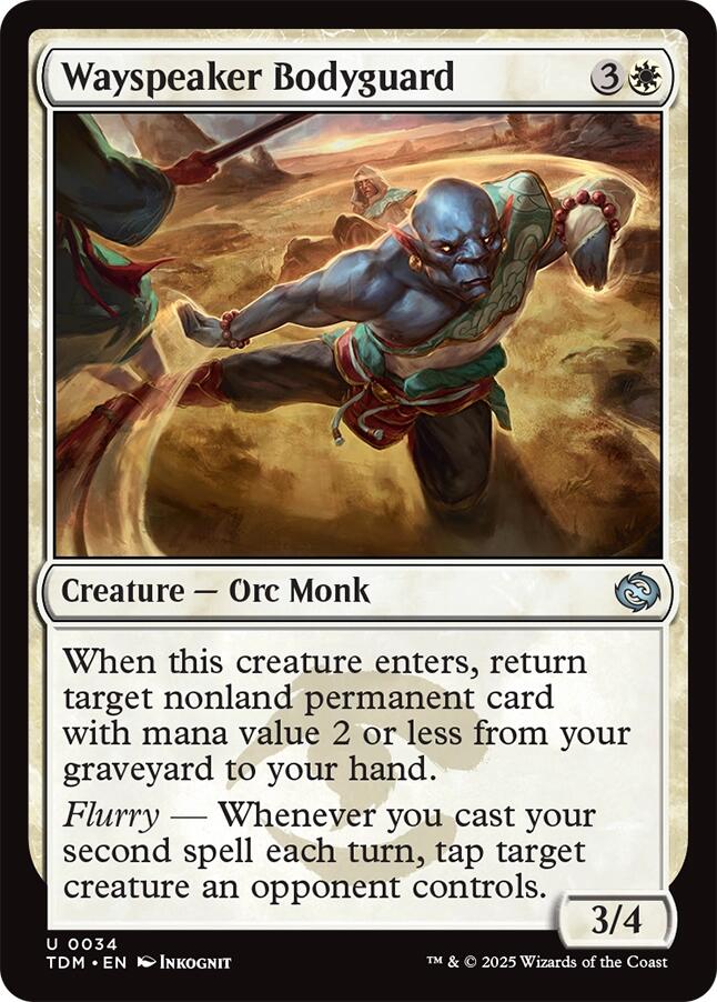 Wayspeaker Bodyguard (Tarkir: Dragonstorm - #34)