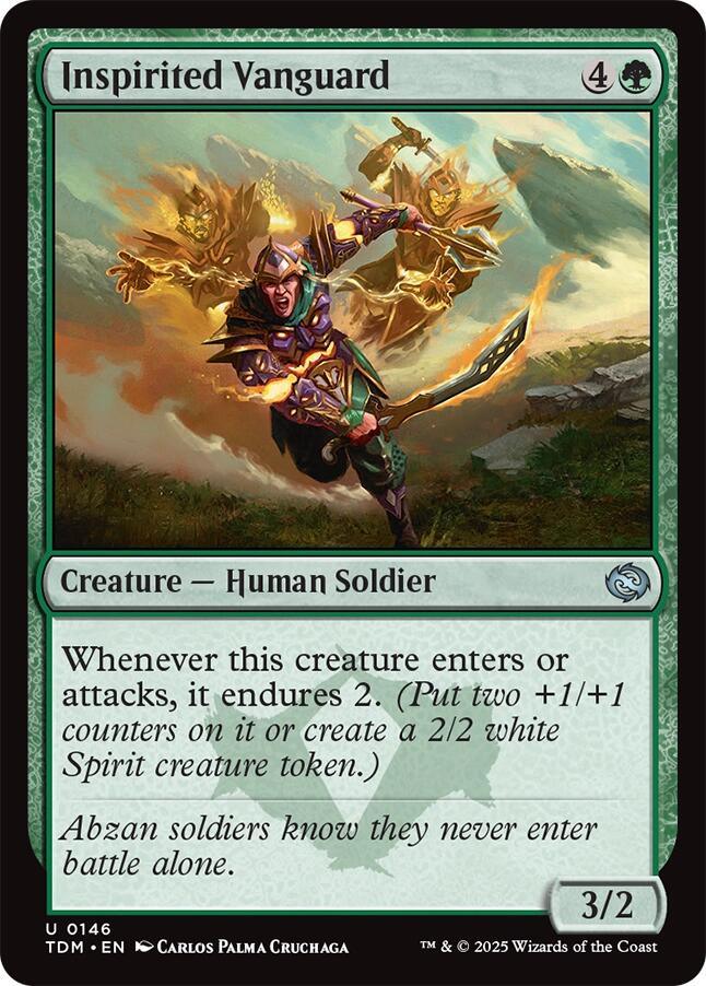 Inspirited Vanguard (Tarkir: Dragonstorm - #146)