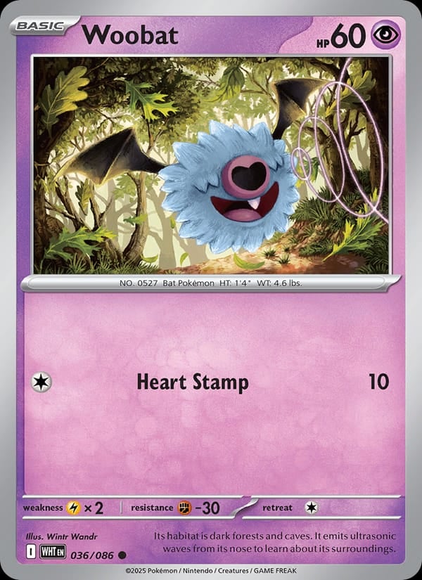 Woobat (Poke Ball Pattern)