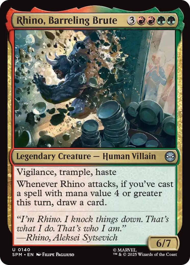 Rhino, Barreling Brute (Marvel's Spider-Man - #140)