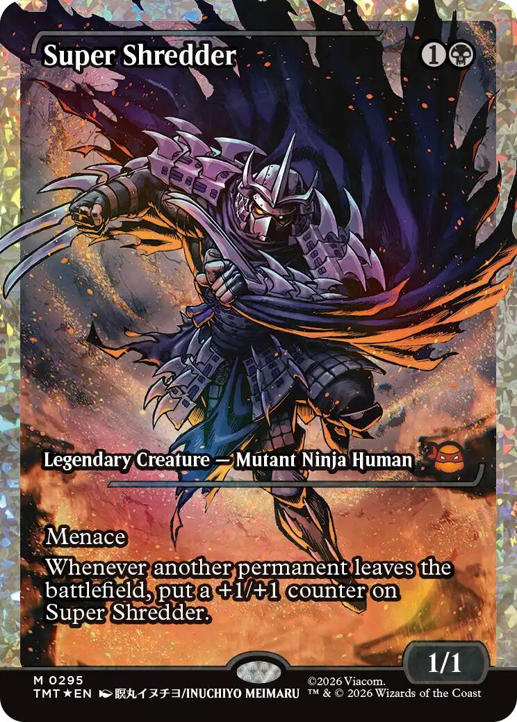 Super Shredder (Showcase) (Fracture Foil)