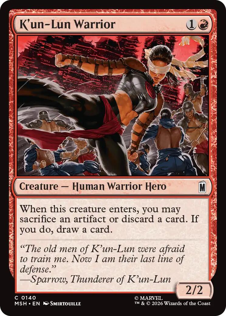 K'un-Lun Warrior (Marvel Super Heroes - #140)