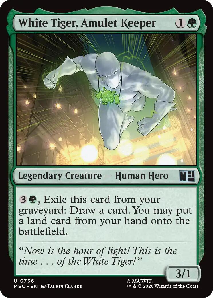 White Tiger, Amulet Keeper