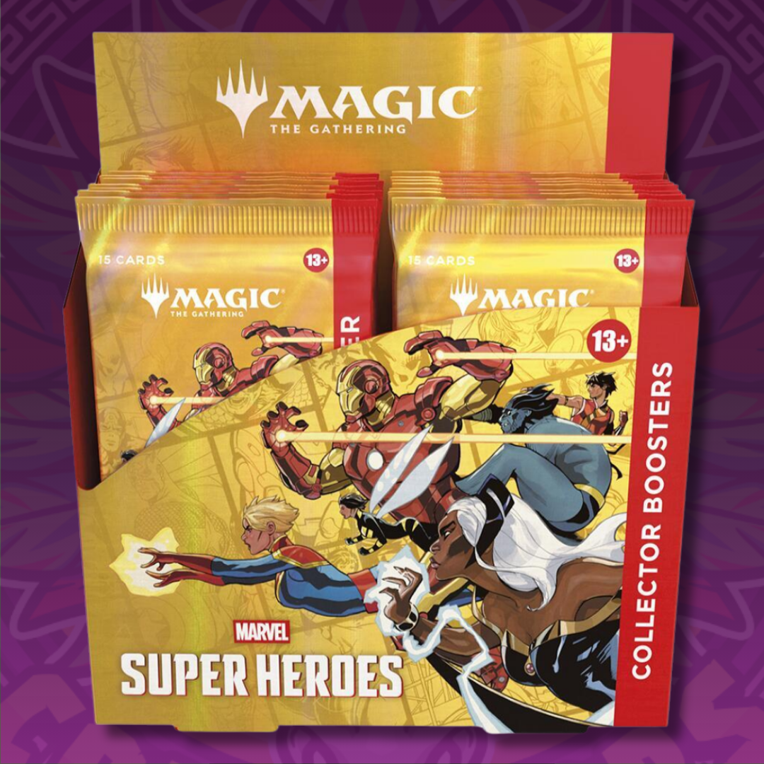 MTG Marvel Super Heroes Collector Booster Display Sealed 12 Packs (MSH)