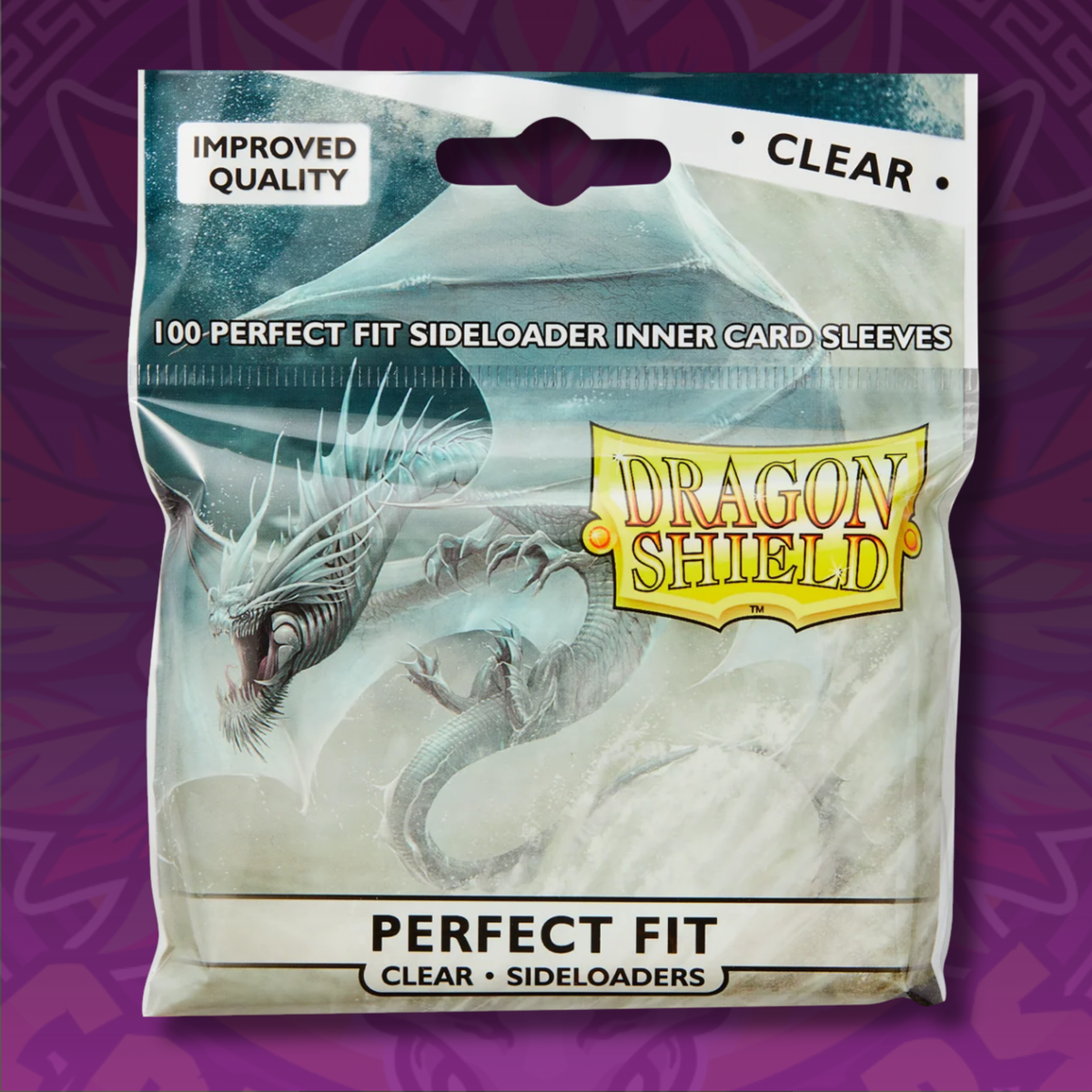 Dragon Shield Clear Sideloading Perfect Fit Inner Sleeves 100ct – Standard Size