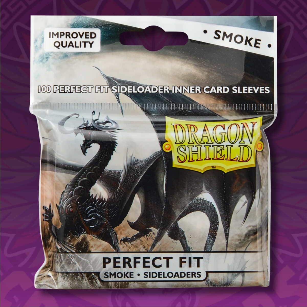 Dragon Shield Smoke Sideloading Perfect Fit Inner Sleeves 100ct – Standard Size