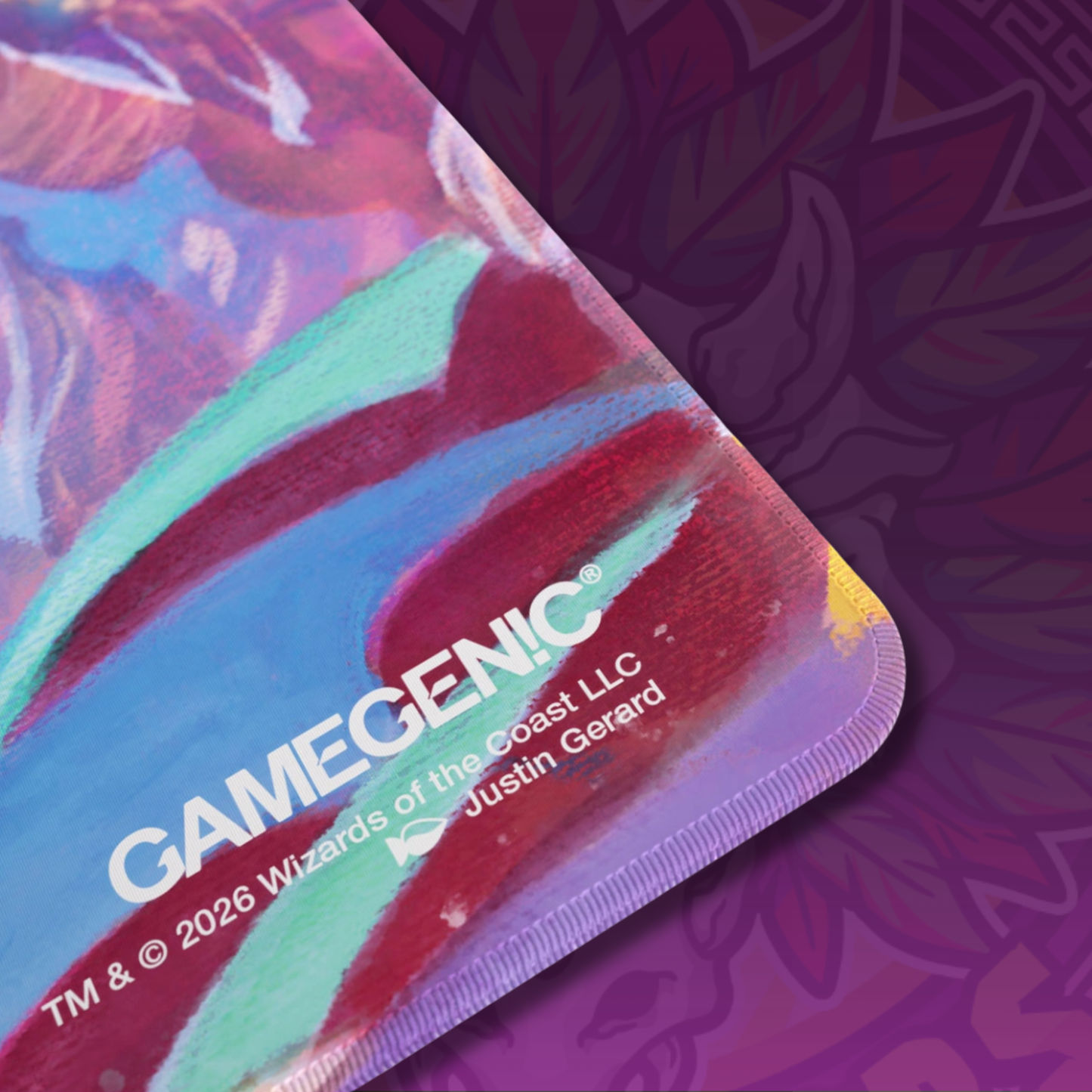 Gamegenic Magic: The Gathering Secrets of Strixhaven Shiny Playmat – Prismari: The Inspiration
