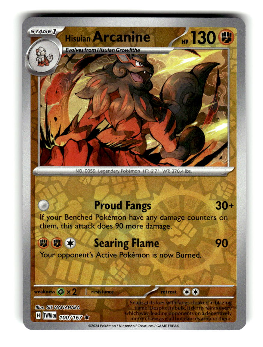 Hisuian Arcanine