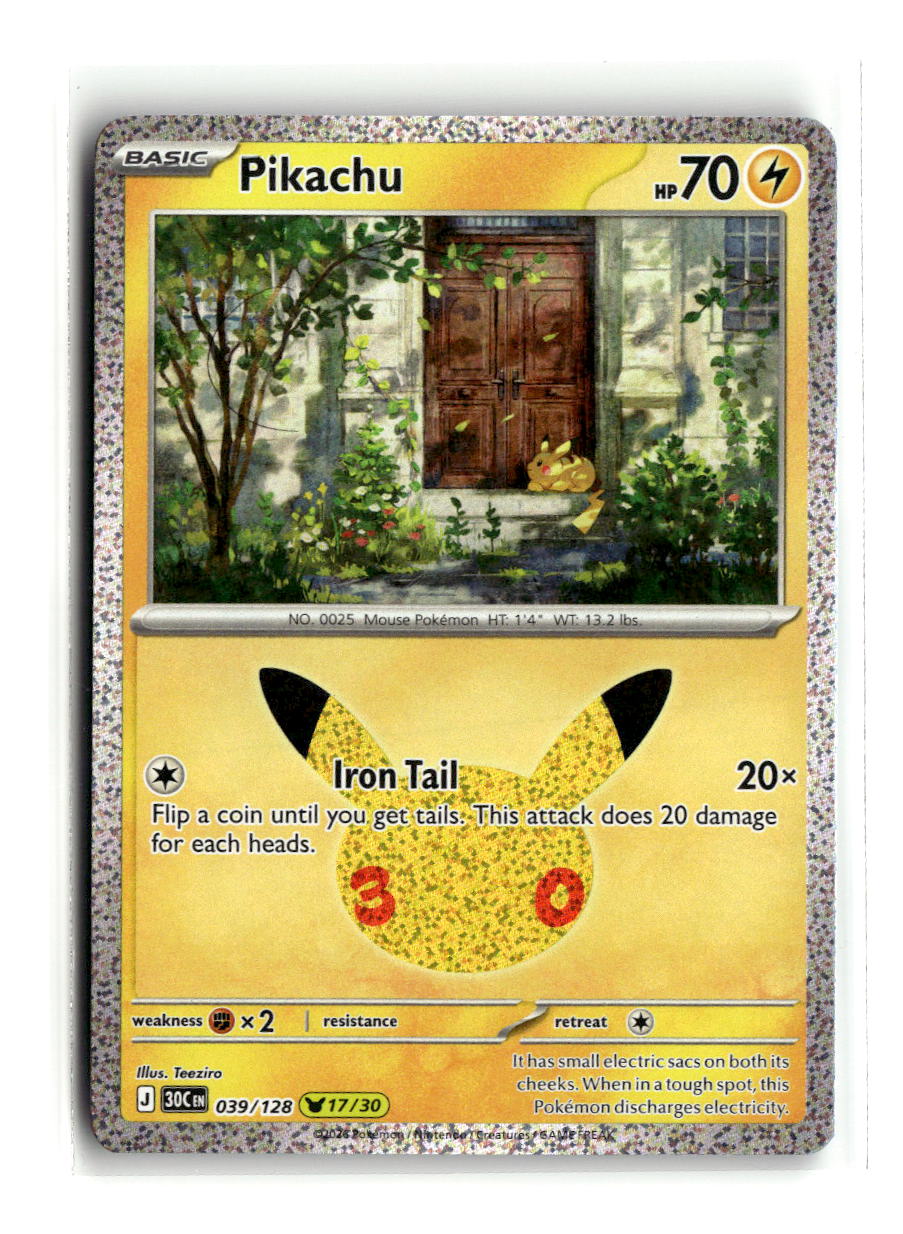 Pikachu - 039/128 | Near Mint / English / Holofoil