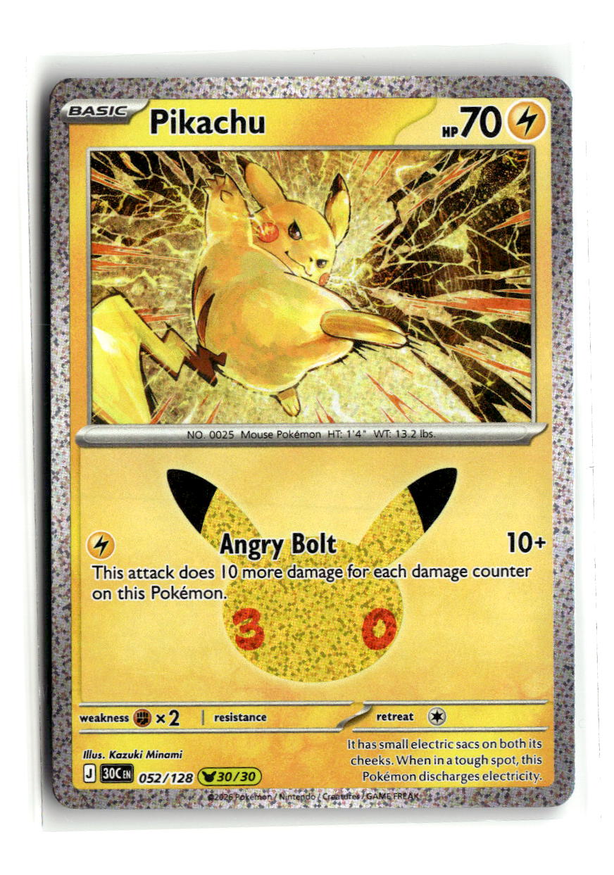 Pikachu - 052/128 | Near Mint / English / Holofoil
