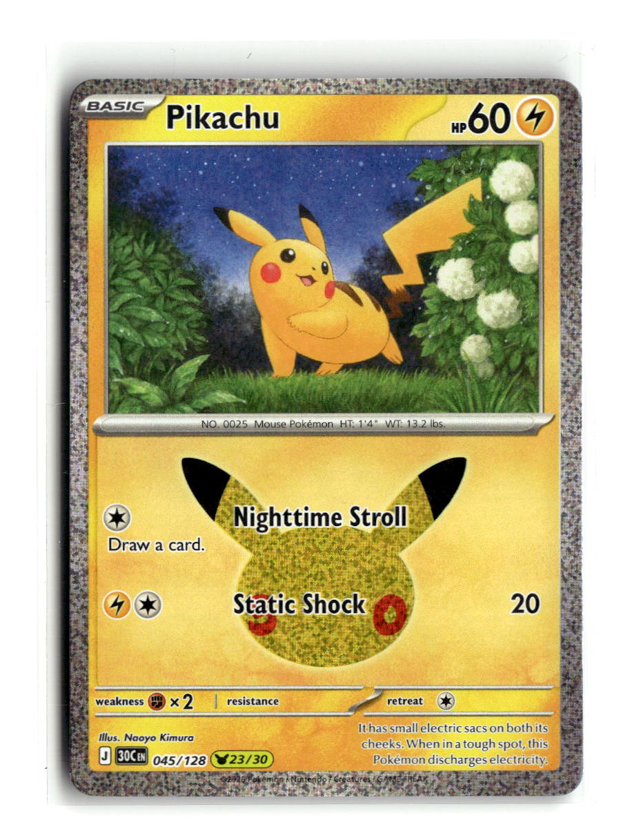 Pikachu - 045/128 | Near Mint / English / Holofoil