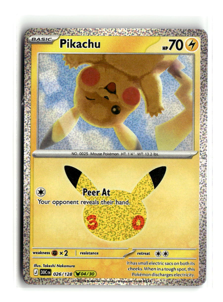 Pikachu - 026/128 | Near Mint / English / Holofoil