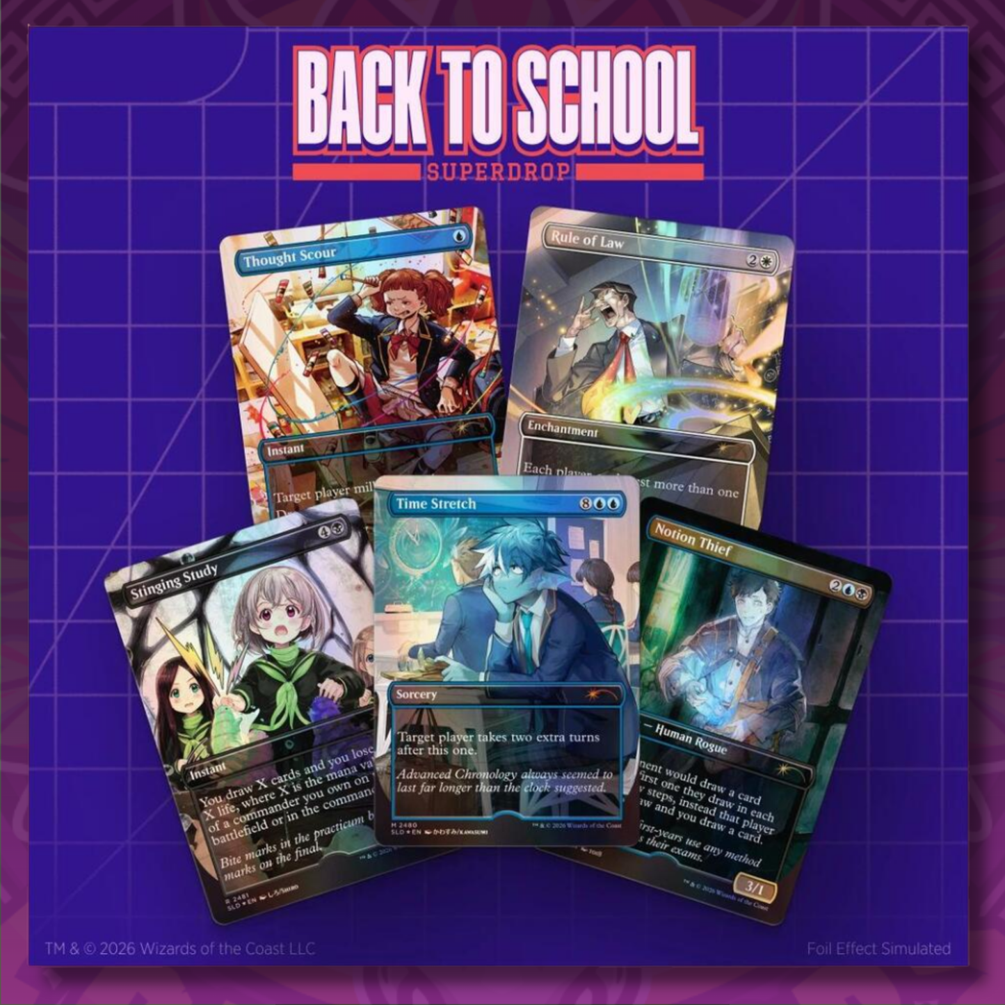 Secret Lair Drop: Maho Gakuin Seishun Hakusho - Traditional Foil Edition (SLD)