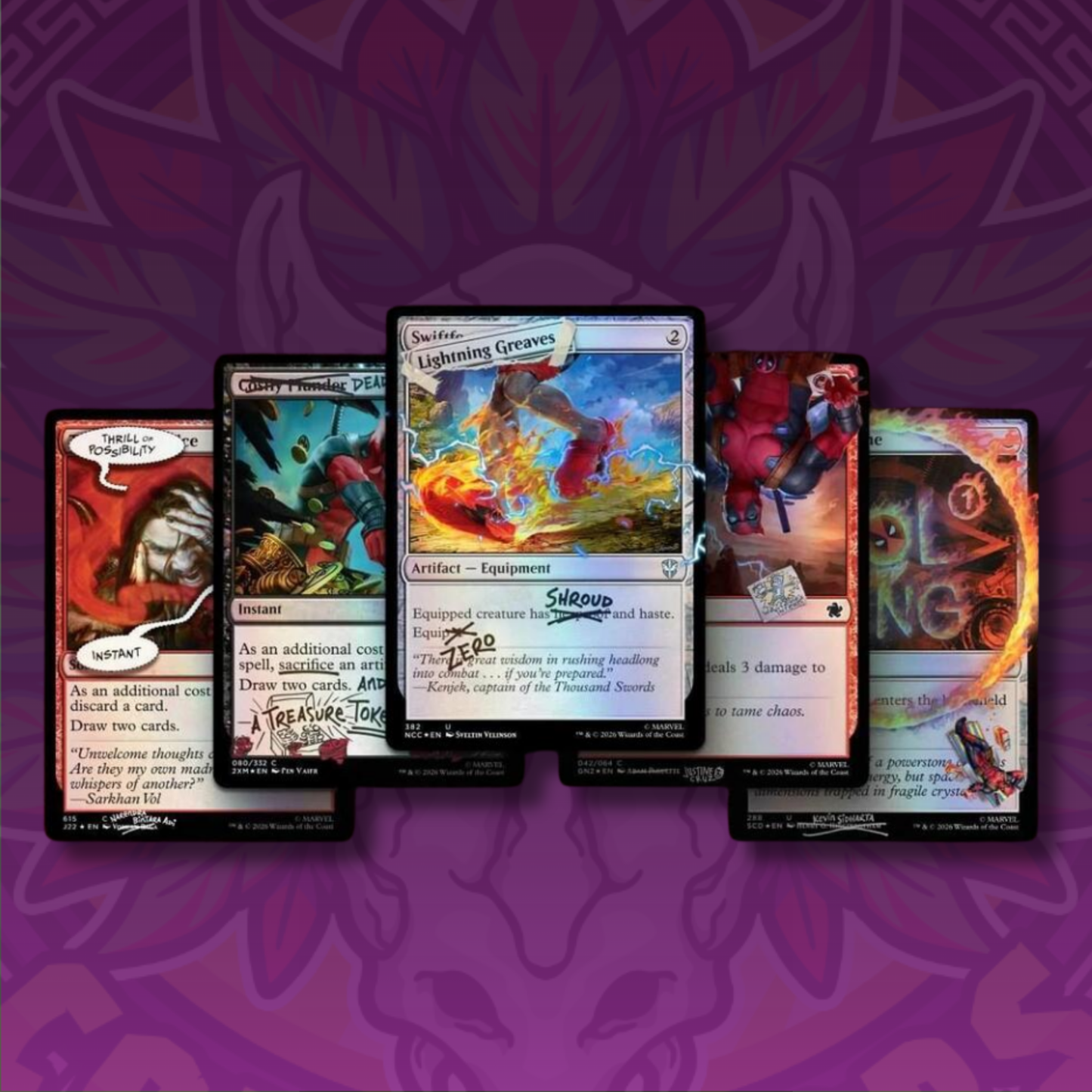 Secret Lair Drop: Secret Lair x Marvel's Deadpool: I Fixed It (You're Welcome) - Pool Party Foil Edition (SLD)