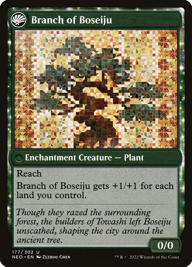 Boseiju Reaches Skyward (Back)
