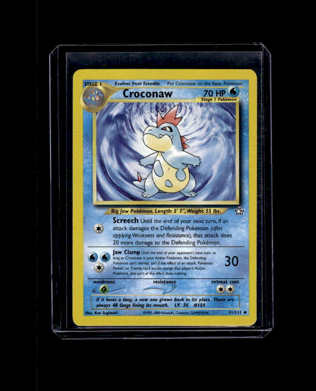 Croconaw (31) - Neo Genesis #031/111 Unlimited Uncommon Raw Pokemon TCG