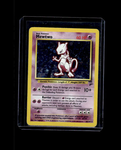 Mewtwo - Base Set 2 #010/130 Holo Rare Lightly played MTG