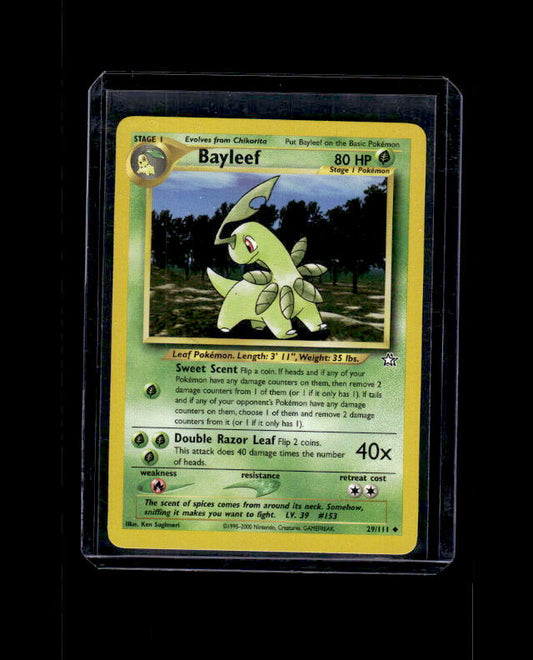 Bayleef (29) - Neo Genesis #029/111 Uncommon Raw Pokemon TCG