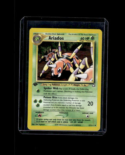 Ariados - Neo Genesis #027/111 Uncommon Raw Pokemon TCG