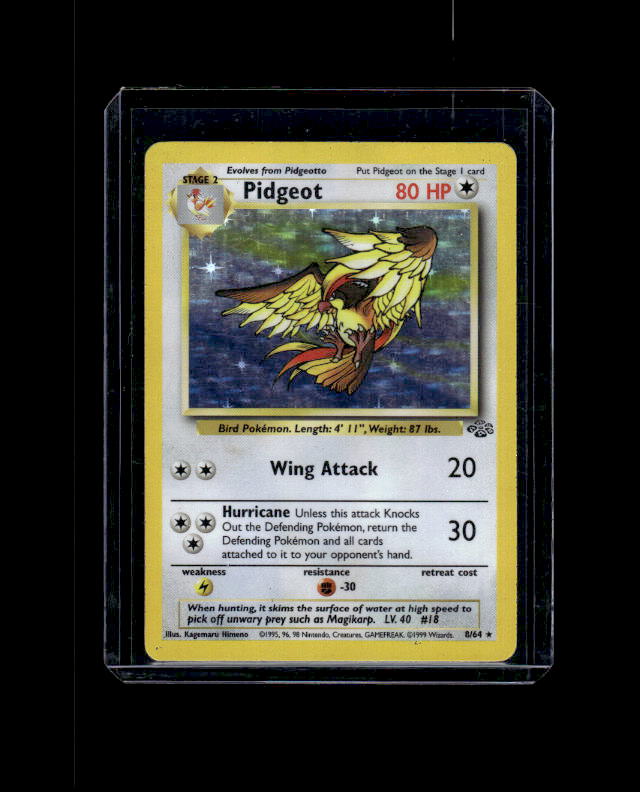 Pidgeot (8) - Jungle #08/64 Holo Rare Raw Pokemon TCG