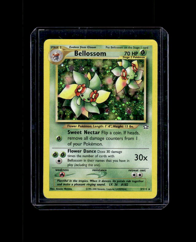 Bellossom - Neo Genesis #003/111 Unlimited Holo Rare Raw Pokemon TCG