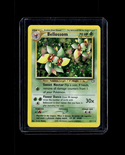 Bellossom - Neo Genesis #003/111 Unlimited Holo Rare Raw Pokemon TCG