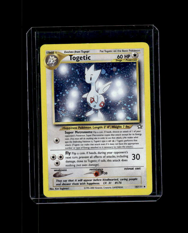 Togetic - Neo Genesis #016/111 Unlimited Holo Rare Raw Pokemon TCG