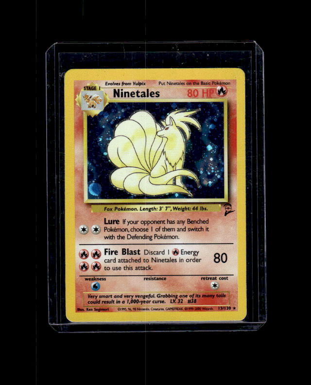 Ninetales - Base Set 2 #013/130 Holo Rare Raw Pokemon TCG