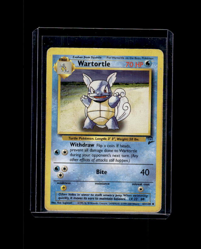 Wartortle - Base Set #042/102 Uncommon Raw Pokemon TCG