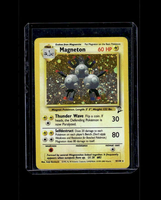 Magneton - Base Set 2 #009/130 Holo Rare Raw Pokemon TCG