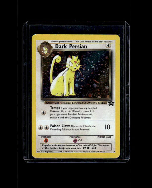 Dark Persian - WoTC Promo #17/53 Holofoil Promo Raw Pokemon TCG