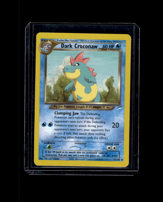 Dark Croconaw - Neo Destiny #032/105 Uncommon Raw Pokemon TCG