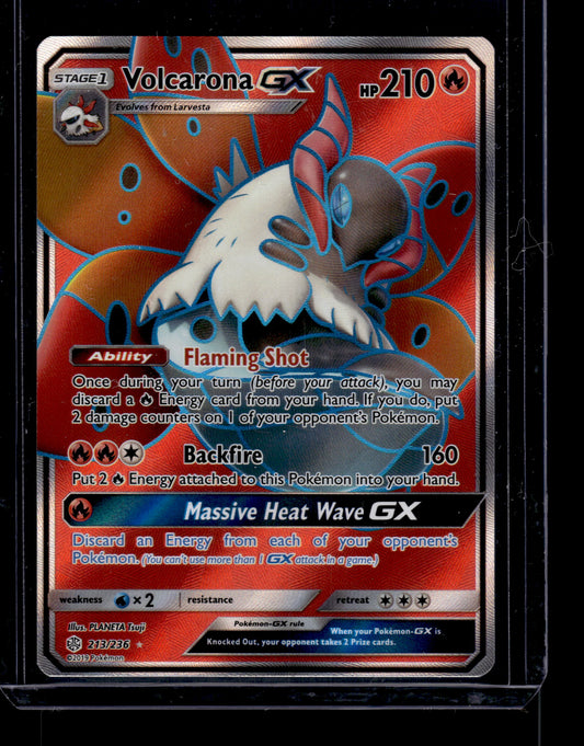 Volcarona GX (Full Art) - SM - Cosmic Eclipse #213/236 Holofoil Ultra Rare Raw