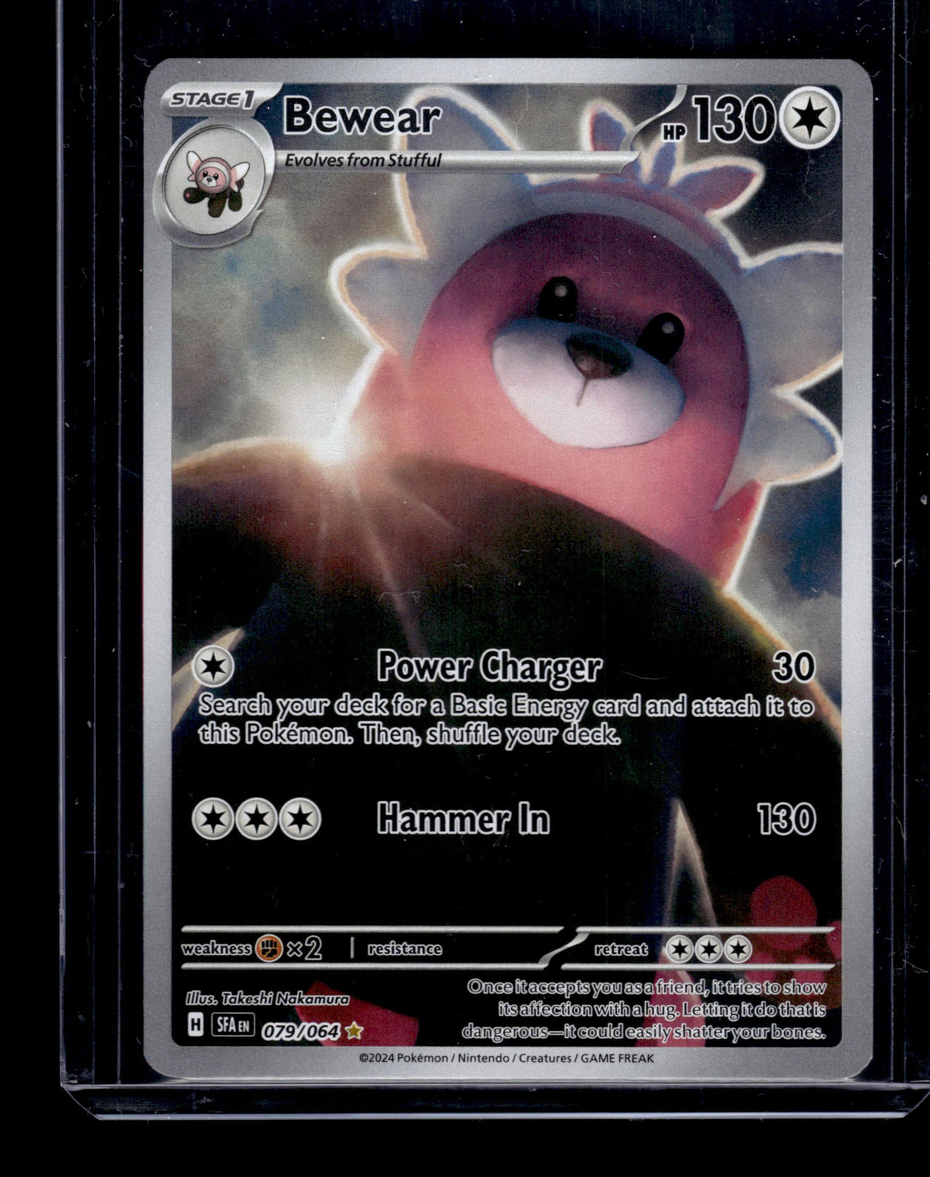 Bewear - SV: Shrouded Fable #079/064 Holofoil Raw Pokemon TCG