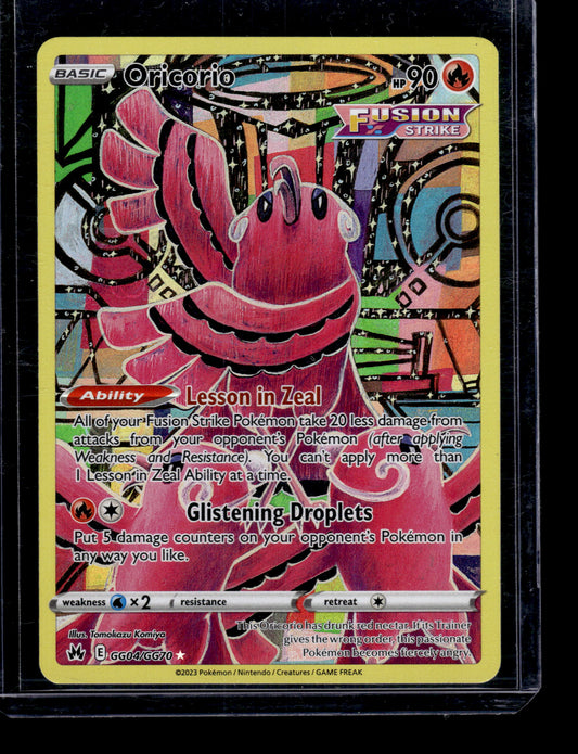 Oricorio - Crown Zenith: Galarian Gallery #GG04/GG70 Ultra Rare Raw Pokemon TCG