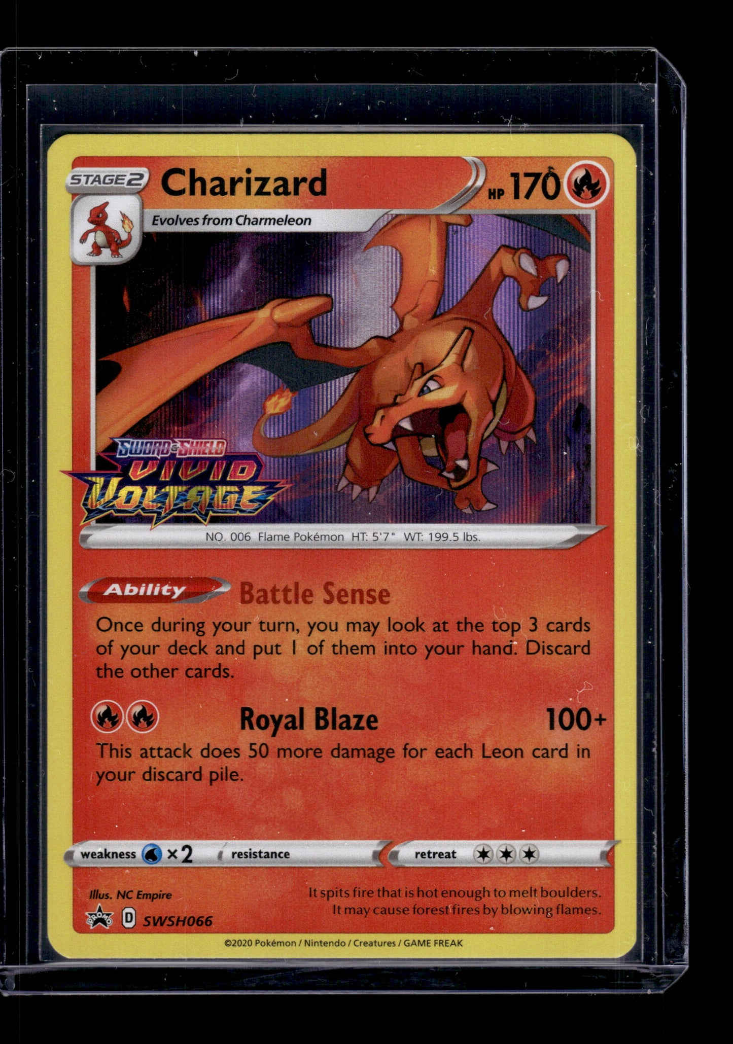 Charizard - SWSH: Sword & Shield Promo Cards #SWSH066 Holofoil Promo Raw