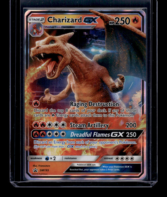 Charizard GX - SM Promos #SM195 Holofoil Promo Raw Pokemon TCG